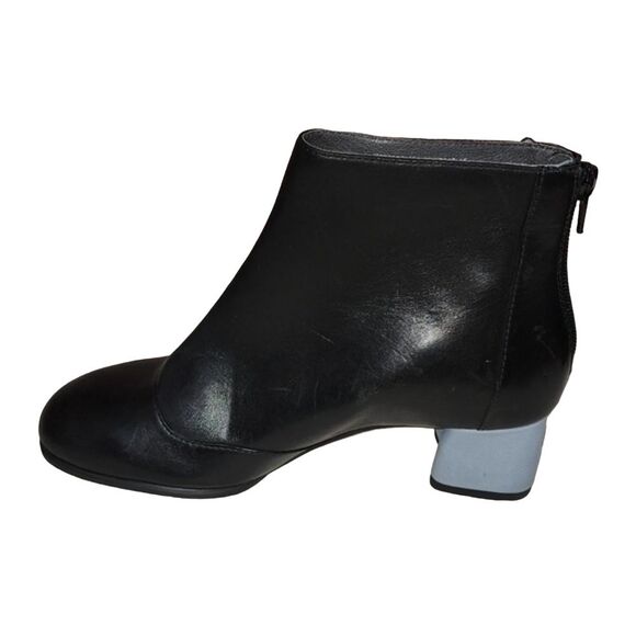 Camper Twins Black Booties Blue and Green Block‎ Heels Size 35 - Picture 8 of 16